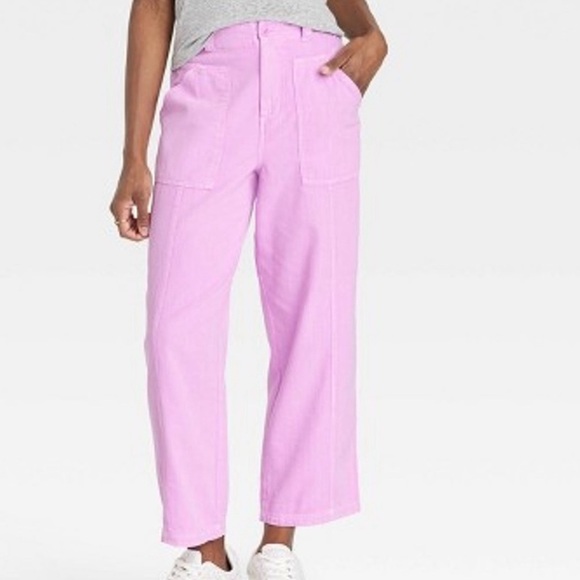 3/$15 Universal threads pink wide leg carpenter pants - Picture 1 of 5